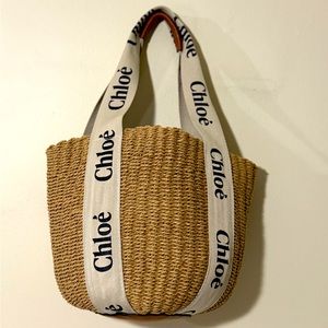 Chloé small woody basket tote